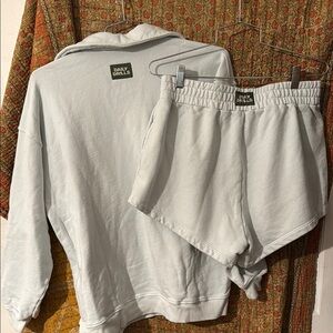 Daily Drills Soft Gray Lounge Set